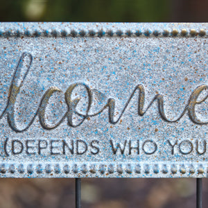 Welcome-ish Garden Stake - Mamma Mia's Closet